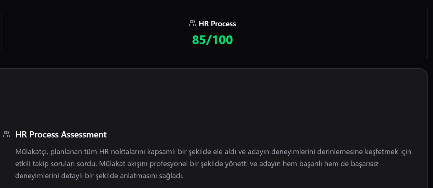 Evaluates Interviewer